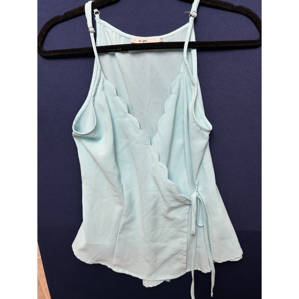Mi Ami Women's Teal Green Francesca Top Size Small Blouse